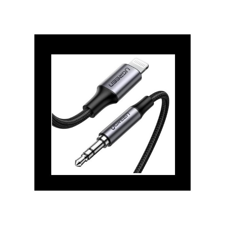 cable ugreen lightning to 3.5mm male adapter  1m lightning to 3.5mm audio adapter 1m