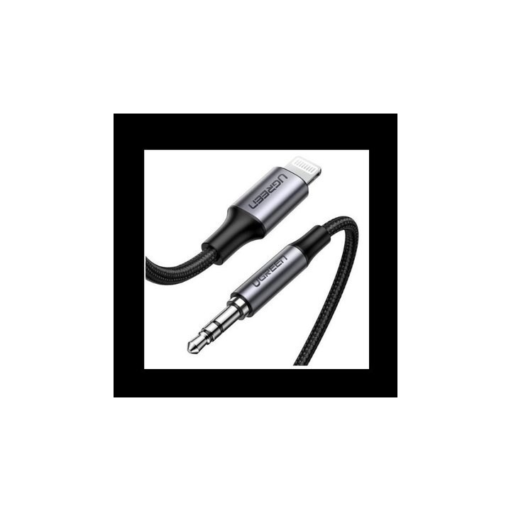 cable ugreen lightning to 3.5mm male adapter  1m lightning to 3.5mm audio adapter 1m
