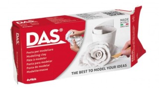 varios das 387000 compuesto para ceramica y modelaje arcilla de modelar 500 g blanco 1 pieza(s)