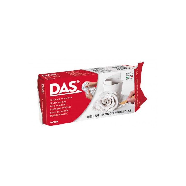 varios das 387000 compuesto para ceramica y modelaje arcilla de modelar 500 g blanco 1 pieza(s)