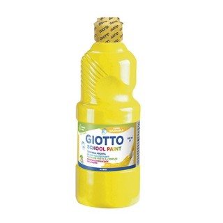 giotto botella tempera lavable amarilla 500ml giotto f535302