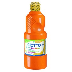 giotto giotto f535305 tempera 500 ml botella naranja