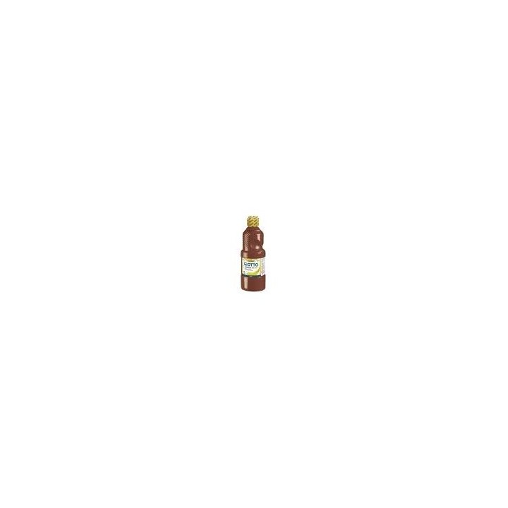 giotto giotto tempera escolar 500 ml botella marron