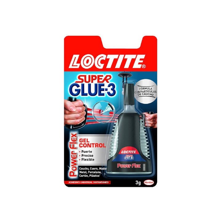 loctite adhesivo instantaneo super glue-3gr. power gel loctite 2640067