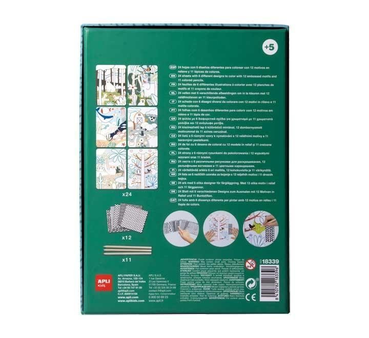 kit colorear apli kids texture art