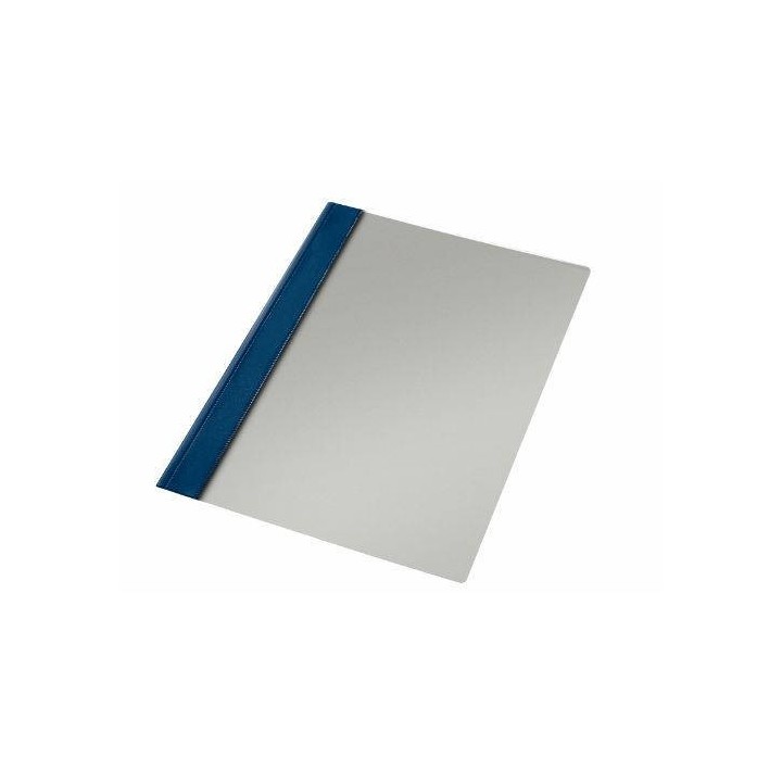 esselte caja 50 dosiers fastener pvc formato folio color azul marino esselte 13216