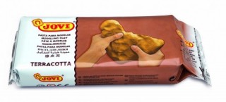 jovi pastilla pasta modelar air dry endurecible al aire 500 g terracotta jovi 88