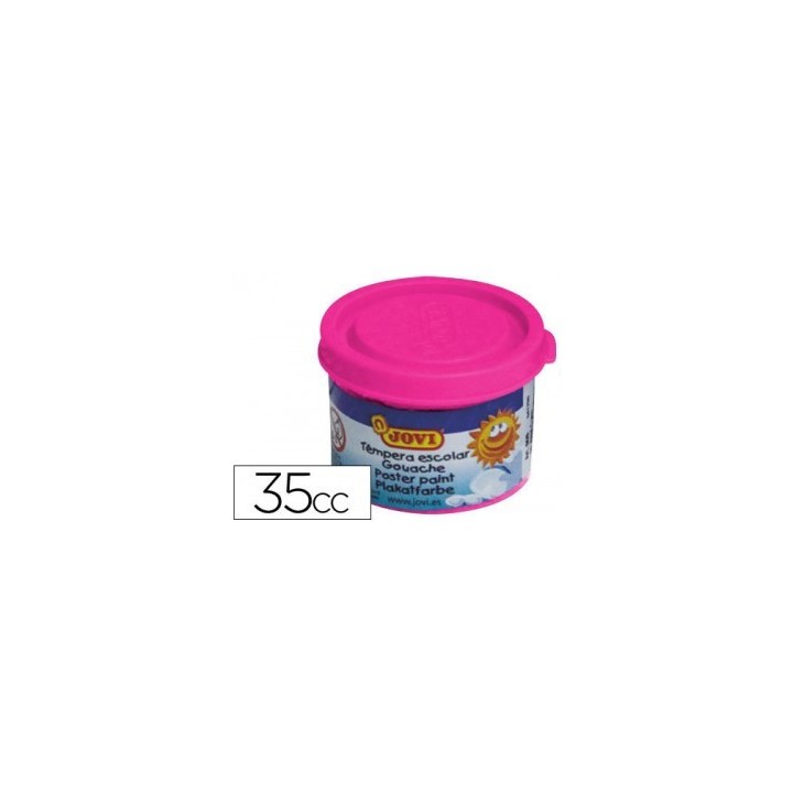 jovi estuche tempera escolar 5 botes 35 ml - magenta jovi 50308