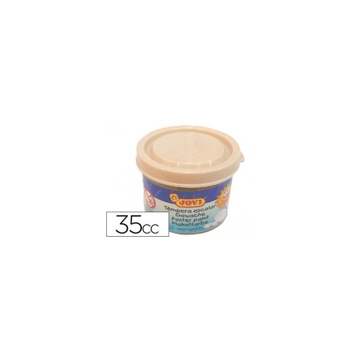 jovi estuche tempera escolar 5 botes 35 ml - carne jovi 50309