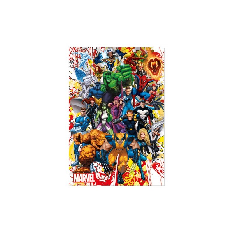educa borras puzzle 500 piezas heroes marvel educa 15560