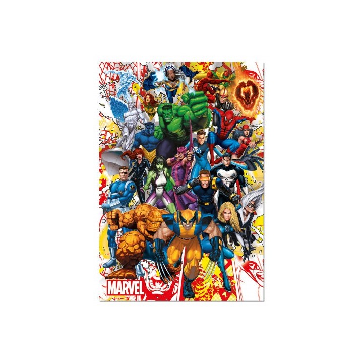 educa borras puzzle 500 piezas heroes marvel educa 15560