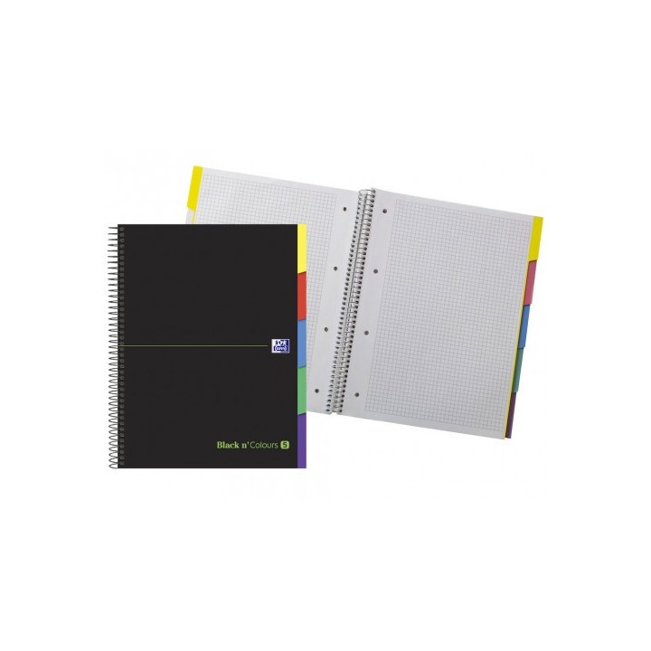 oxford oxford europeanbook 5 cuaderno y block a4+ 100 hojas negro, verde
