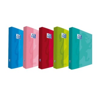 oxford carpeta de anillas 4x40 tapa extradura a4+ colores surtidos school oxford 400106672