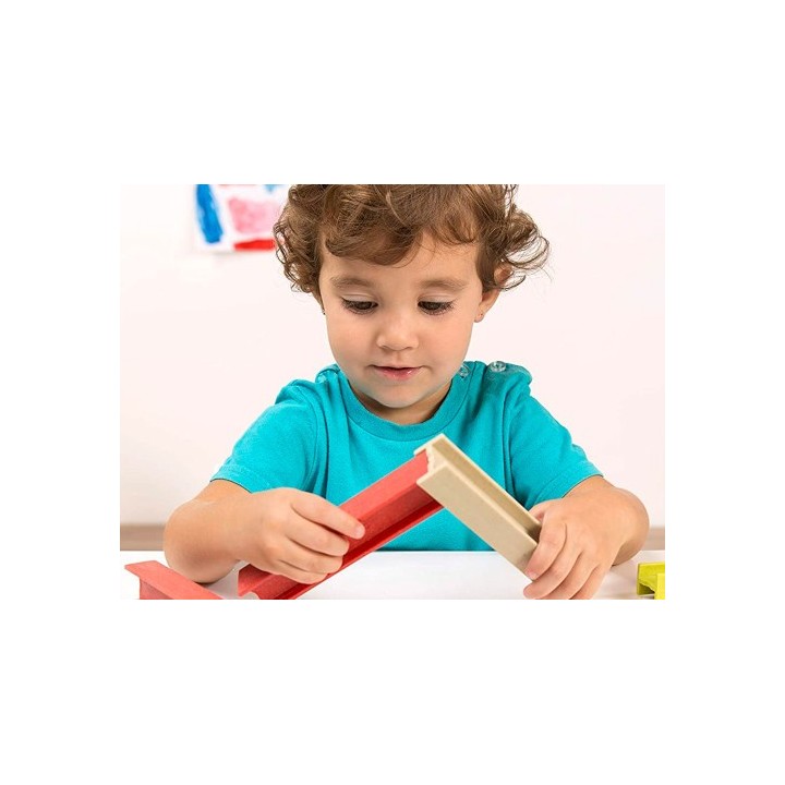 miniland set eco beams building set miniland 32250