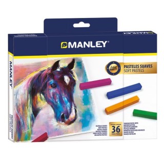 manley estuche 36 soft pastels manley msp00036