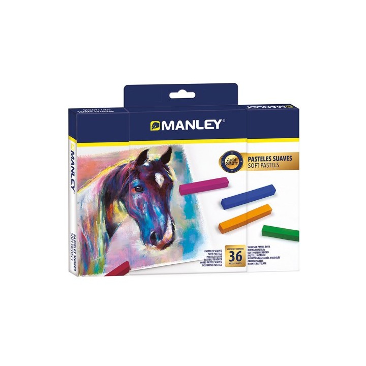 manley estuche 36 soft pastels manley msp00036