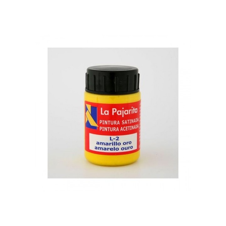 la pajarita pajarita satinada l-02 amarillo oro. 75ml la pajarita 110416