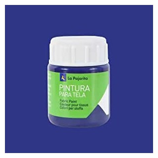 la pajarita pintura para tela transparente t-04 azul victoria. 25ml la pajarita 113771