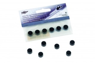 faibo blister de 6 imanes redondos 10mm. en color negro faibo 60-10-02