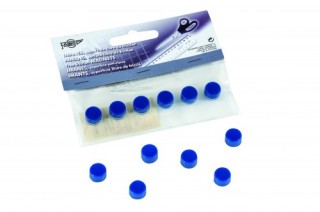 faibo blister de 6 imanes redondos 10mm. en color azul faibo 60-10-07