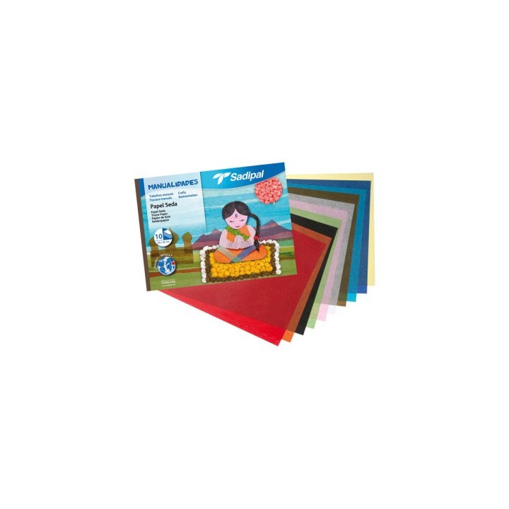 fabriano bloc 10 hojas manualidades papel seda fabriano s0400005