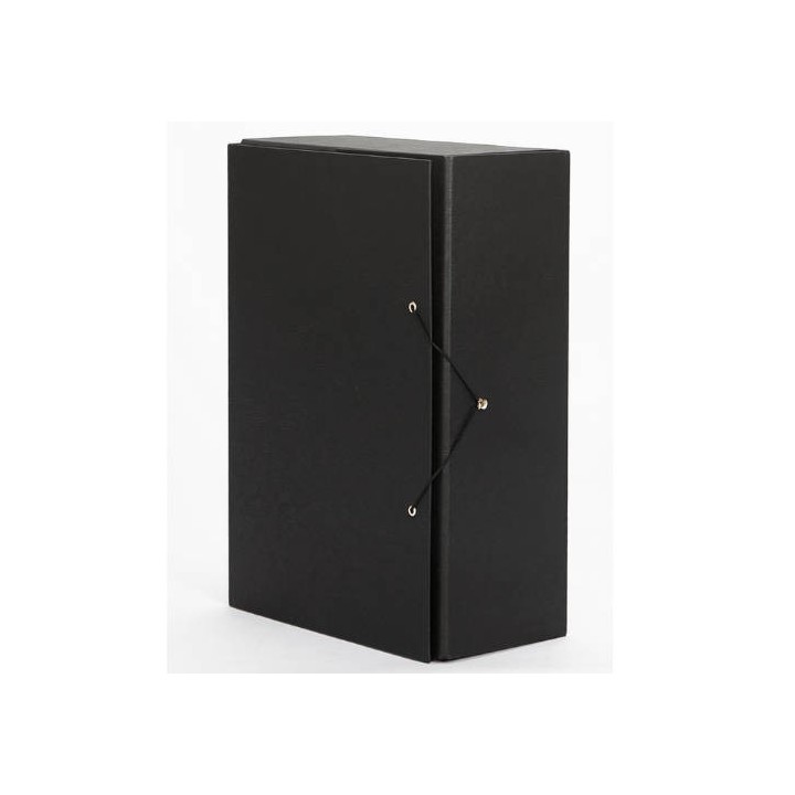 pardo carpeta de proyectos lomo 120 cierre gomas en color negro pardo 971101