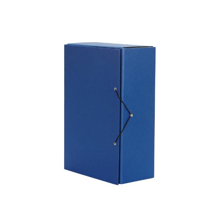 pardo carpeta de proyectos lomo 120 cierre gomas en color azul pardo 971103