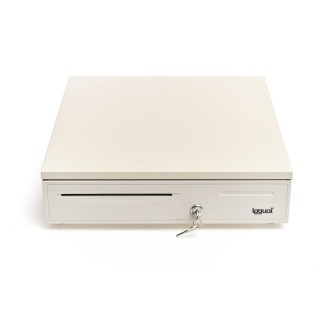 iggual cajon portamonedas iron-50w 42cm 5+8 blanco