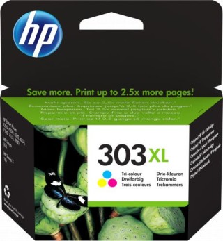hp 303xl pack cartucho de tinta tricolor hp303xl (t6n03aeabe)