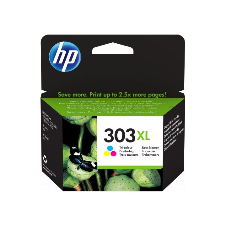 hp 303xl pack cartucho de tinta tricolor hp303xl (t6n03aeabe)