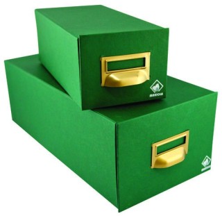 mariola fichero carton forrado en geltex para 500 fichas (250x190x250 mm)  mariola 5-500