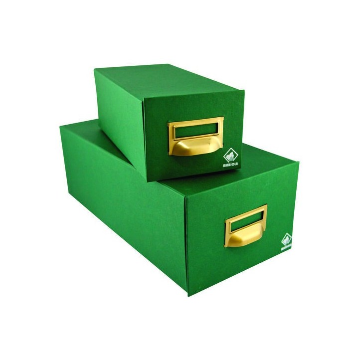 mariola fichero carton forrado en geltex para 500 fichas (250x190x250 mm)  mariola 5-500