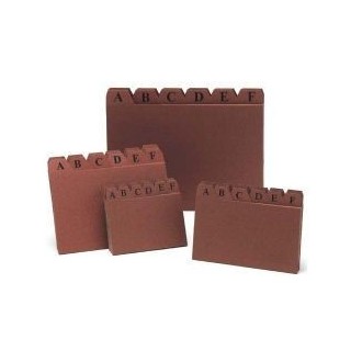 mariola indice ficheros carton cuero a-z (150x100 mm) n.o 3 mariola 3103
