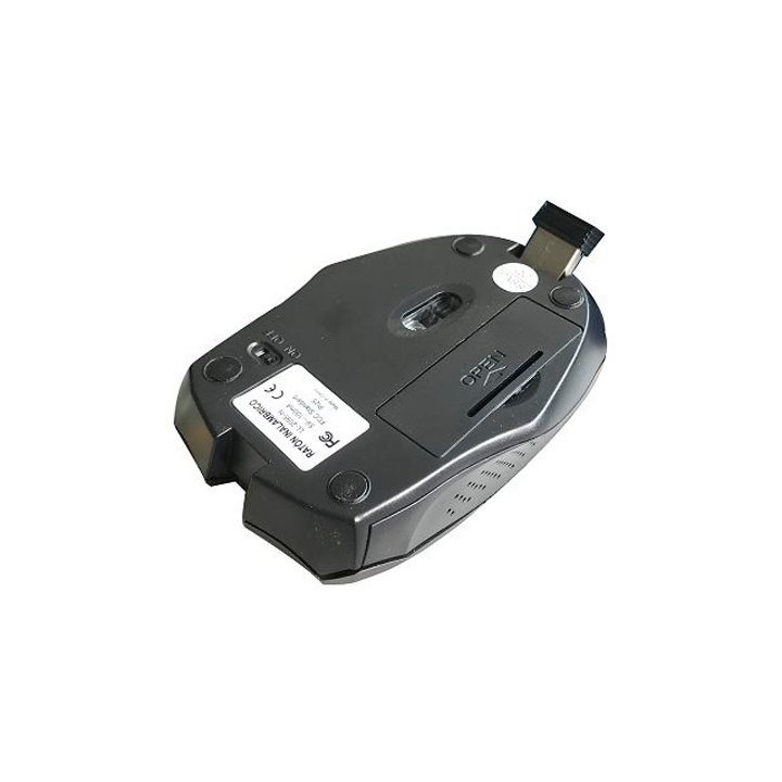 raton usb l-link optico inalambrico negro usb 2.4 ghz 800 1200 1600dpi