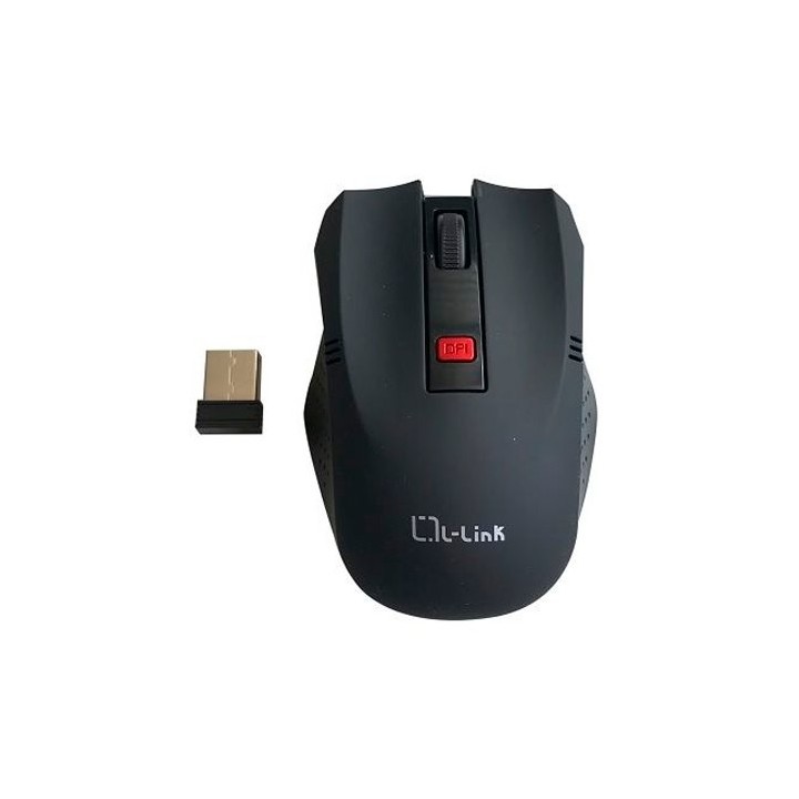 raton usb l-link optico inalambrico negro usb 2.4 ghz 800 1200 1600dpi