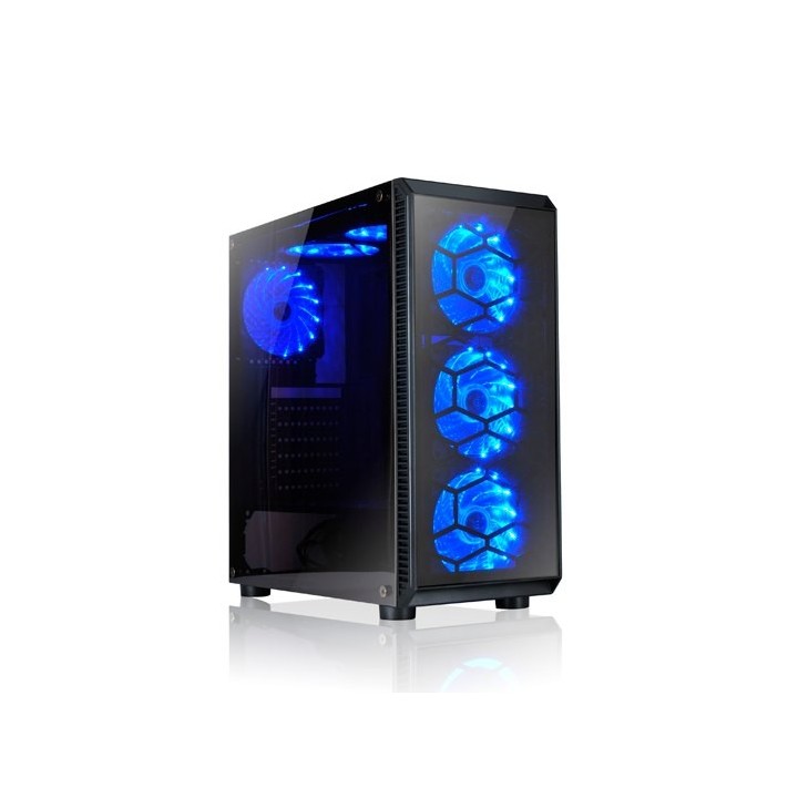 torre atx avatar l-link led azul 6 vent.led 2xusb 3.0 gpu max 155mm vga max 370mm