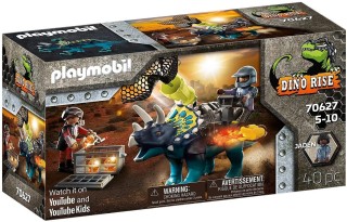 playmobil playmobil triceratops: disturbios por las piedras legendarias