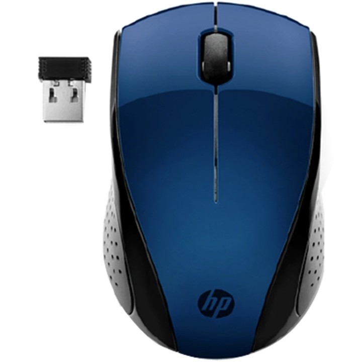 hp mouse raton hp optico wireless inalambrico 220 azul