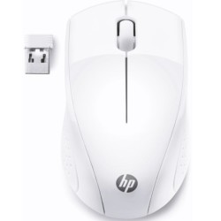 hp mouse raton hp optico wireless inalambrico 220 -  hasta 1600dpi -  blanco nieve
