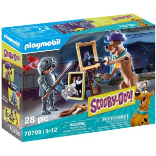 playmobil playmobil scooby - doo aventura con black knight