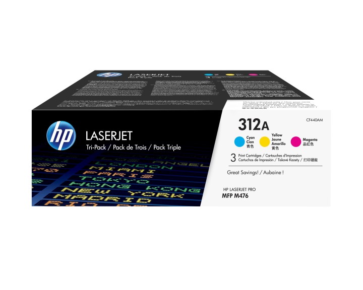 hp multipack hp 312a cian -  magenta -  amarillo