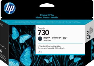 hp cartucho de tinta designjet 730 negro mate de 130 ml
