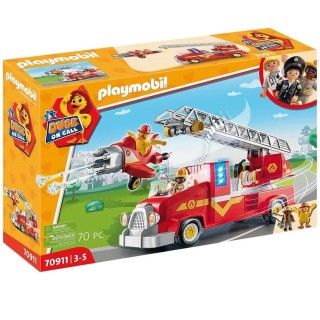 playmobil playmobil duck on call camion de bomberos