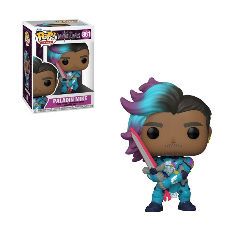 funko funko pop videojuegos tiny tina wonderland paladin mike 59334