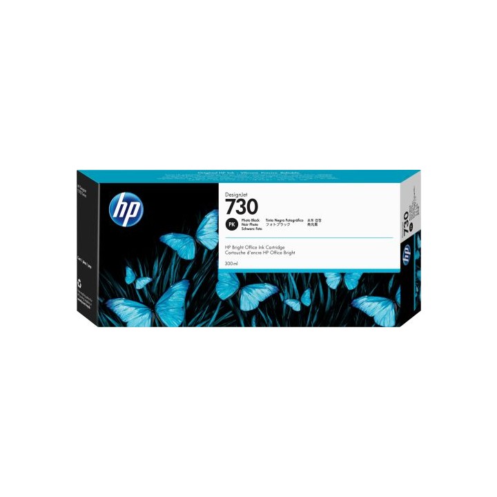 hp 730 tinta negro foto 300ml (p2v73a)