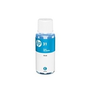 hp botella tinta hp 31 cian 70ml 8000 paginas
