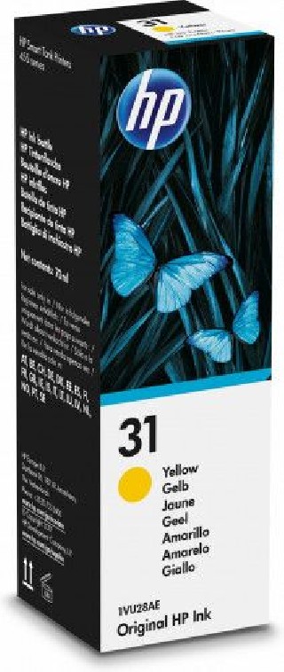 hp 31 70-ml yellow original ink bottle