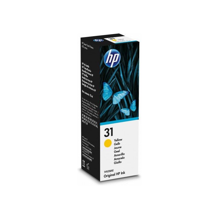 hp 31 70-ml yellow original ink bottle