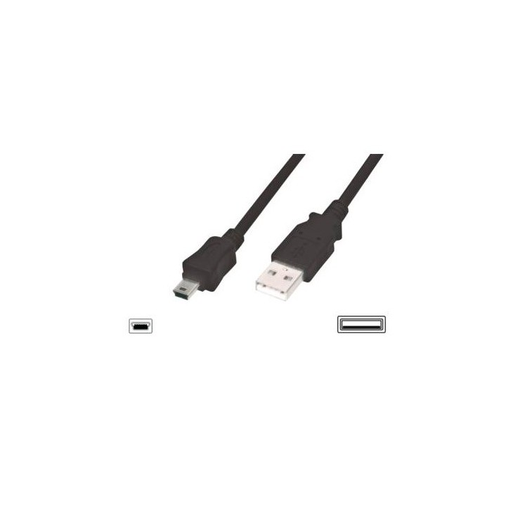 equip cable usb 2.0 equip tipo a -  b mini (5pin) 1.8m