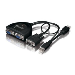 equip splitter equip vga 2 puertos 450mhz alimentado por usb